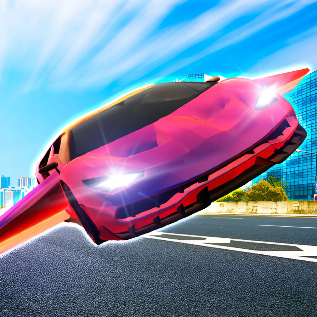flying,Car,driving,Racing