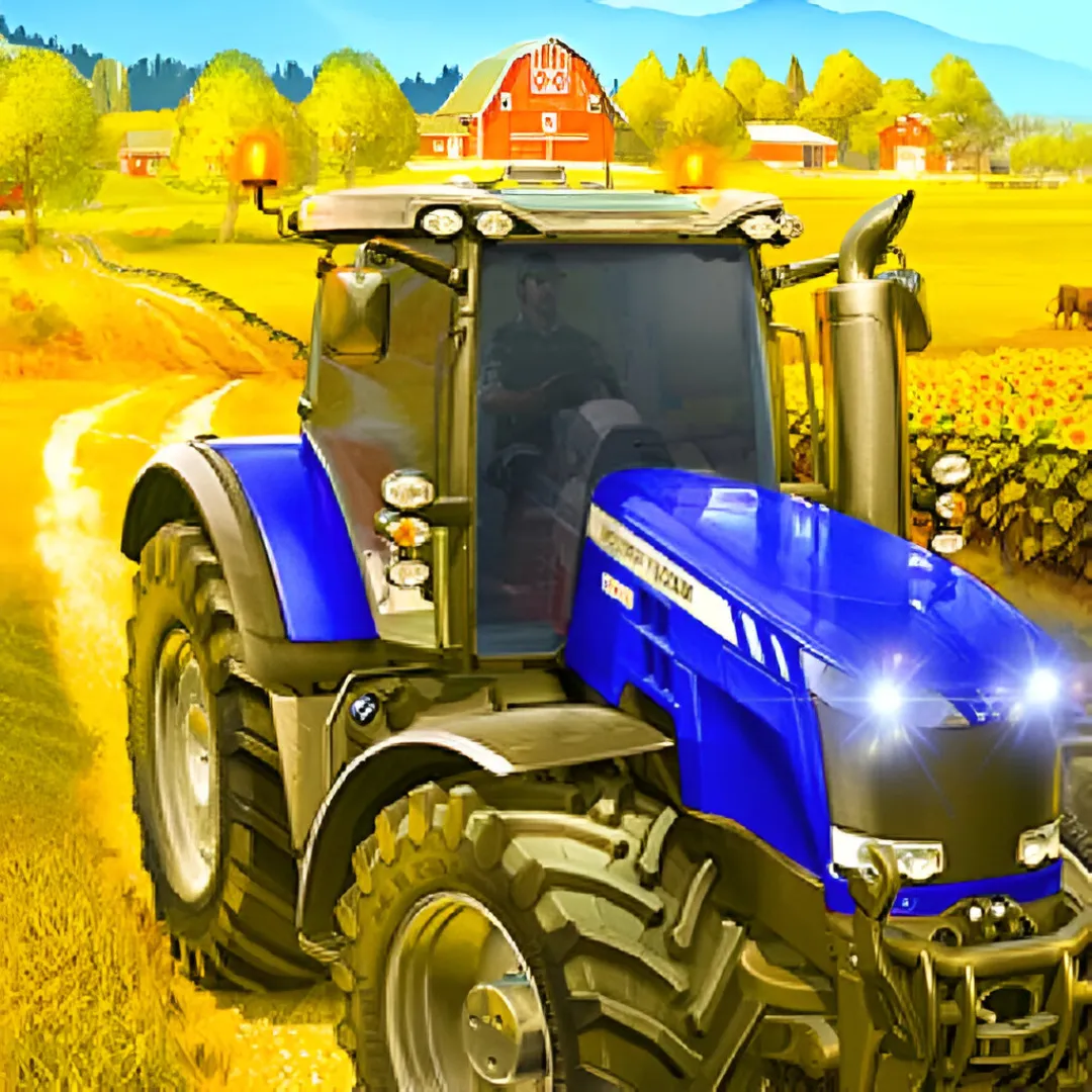 farm, village, tractor,Adventure,driving